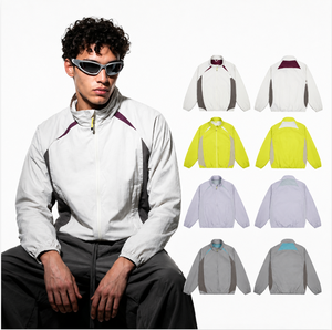 Ropa de protección solar con diseño de bloques de color y tejido original, producto nuevo de verano a la moda, ropa deportiva de protección solar. - Product Image 1