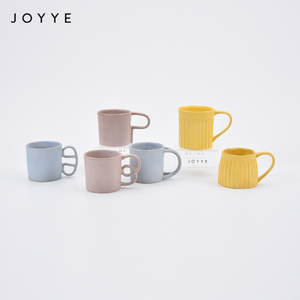 Joyye Lot de tasses à café en grès céramique, finition mate antique, 350 ml, personnalisables, de luxe, pour la rentrée scolaire, artisanales, compatibles lave-vaisselle et micro-ondes - Product Image 6