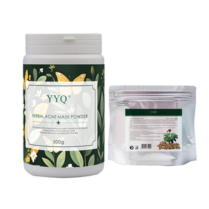 OEM/ODM poudre de masque anti-acné à base de plantes naturelles pures pour l'acné, les points noirs, éclaircissant le teint, la réparation des peaux sensibles - Product Image 5