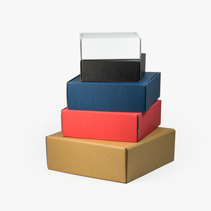 Custom Logo Corrugated Mailer Cardboard Paper Packaging Clothes Gift Mailing Shipping Box