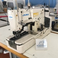 Machine à boutonnières Juki LBH-781 d'occasion en excellent état – Machine à coudre à boutonnières à tête plate