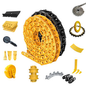 โซ่แท่นขุดเจาะน้ำมันสำหรับรถขุด D4C อะไหล่ช่วงล่างแบบ42ข้อต่อชิ้นส่วนเครื่องจักรก่อสร้างคุณภาพสูง - Product Image 1