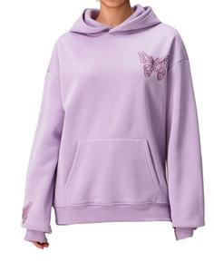 Sudaderas y Hoodies de Moda Urbana Extra Grandes para Mujer, Bordado Personalizado, Estilo Urbano - Product Image 1