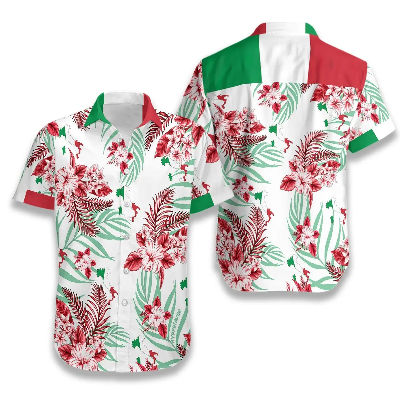 Italy Rugby Hawaiian Shirt for Man Custom Your Design Blouse Short Sleeve Lapel Men's Summer Breathable Shirts Low Price Clothes