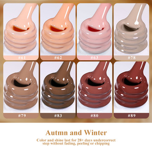 طلاء أظافر جل من هلام العلامة التجارية الخاصة 15 AILANUO بألوان مبيع بالجملة مورد أظافر احترافي غير سام طلاء أظافر جل - Product Image 5