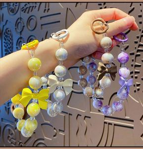 Women Acrylic Bracelet Keyring Best Selling Popular <b>Crystal</b> Keychain - Product Image 5