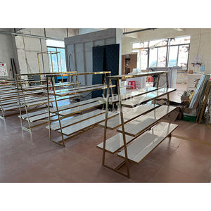 Exhibidor de Ropa para Tienda Móvil con Construcción de Vidrio/Madera Contrachapada/Metal, Color y Tamaño Personalizables para Uso en Centros Comerciales - Product Image 6