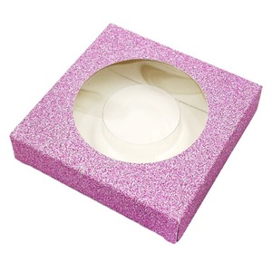 Caja de embalaje de tarjeta de pestañas de cartón corrugado de siete pares al por mayor, bandeja de cajas de pestañas postizas vacías de Color sólido para cosméticos - Product Image 5
