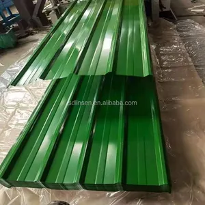 Schlussverkauf Farbbeschichtete gewelltes verzinktes Dachblech Presse Farbe Stahl gewelltes Dachziegel