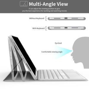 आईपैड प्रो 12.9 इंच के लिए फैक्टरी-बिक्री रूबीड सुरक्षात्मक टीपू वायरलेस टचपैड कीबोर्ड मामला - Product Image 4