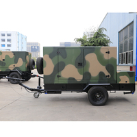 Générateur diesel mobile silencieux COMLER 50-200KW avec remorque ATS 480V triphasé pour station de base - Prix raisonnable Chine