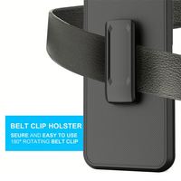Étui de luxe antichoc en TPU+PC avec clip ceinture et porte-cartes, multi-couleurs, pour téléphones portables – Vente en gros