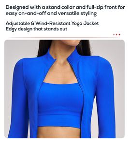 Tenues <span class=keywords><strong>de</strong></span> <span class=keywords><strong>sport</strong></span> pour femmes, ensemble 3 pièces : soutien-gorge <span class=keywords><strong>de</strong></span> <span class=keywords><strong>sport</strong></span> dos croisé, leggings <span class=keywords><strong>de</strong></span> yoga sans couture, veste zippée avec trous pour les pouces, vêtements <span class=keywords><strong>de</strong></span> <span class=keywords><strong>sport</strong></span> - Product Image 5