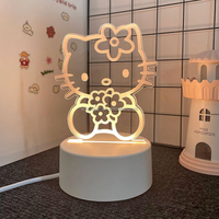 Lampe de nuit LED 3D amusante lampe intelligente décoration de bureau personnalisée lampes LED lampes de nuit cadeau femmes cadeaux de noël décor de chambre à coucher