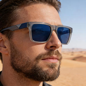 Gafas de Sol Polarizadas Lafuma con Marco Cuadrado para Hombre, Lentes de PC con Protección UV400, Marco Negro Tipo 3, para Uso en Exteriores - Product Image 4