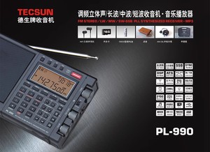 Radio Portátil Multifunción PL-990 MW/LW/SW/FM SSB de Banda Completa, Receptores de Radio Digitales de Alta Sensibilidad PL990 - Product Image 4