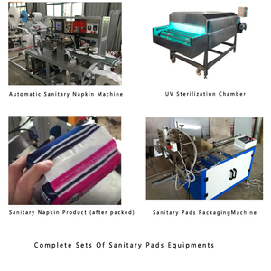 Machine de fabrication de serviettes hygiéniques entièrement automatique avec colle pour dames, petite Machine de fabrication de serviettes hygiéniques à faible coût - Product Image 5