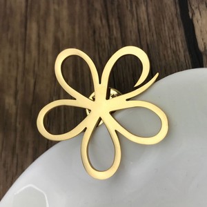 Broches personalizados de acero inoxidable, chapa con nombre y hebilla de mariposa, venta al por mayor - Product Image 3