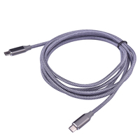 Kabel Transfer Data Usb C ke Usb C, 20Gbps 100W kabel resolusi tinggi untuk MacBook/Laptop/kamera kecepatan tinggi