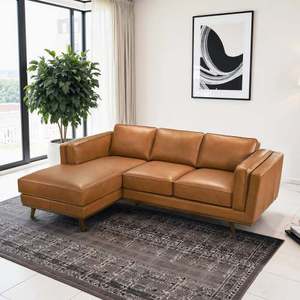 Modern Chase PU Leather Three Seat Modular Sectional Left Facing Sofa <b>Bed</b> High Quality Living Room Furniture for Hotel Use - Product Image 2
