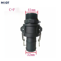 Tuyau d'irrigation en PP Camlock Tube d'alimentation en eau agricole DN63mm Tubes en plastique goutte à goutte flexibles à haute pression en polyéthylène