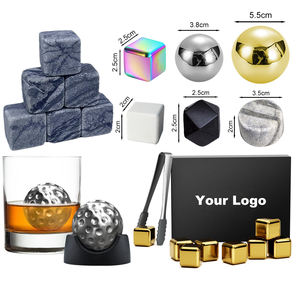 冷たい食器洗い機安全なステンレス鋼花崗岩マーブルウイスキー石アイスストーンアイスキューブ - Product Image 2