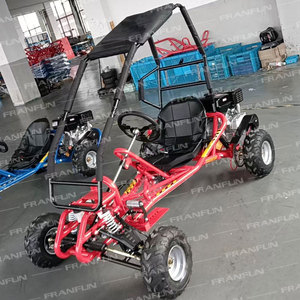 Kart à essence tout-terrain 270cc avec embrayage humide pour adolescents et adultes, suspension intégrale, accélération par pédale, idéal pour cour fermée familiale - Product Image 6