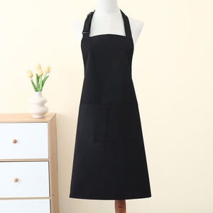 Di alta qualità durevole regolabile in cotone cameriere grembiuli Logo personalizzato cucina Chef Barista Bbq poliestere grembiule per Server ristorante - Product Image 5