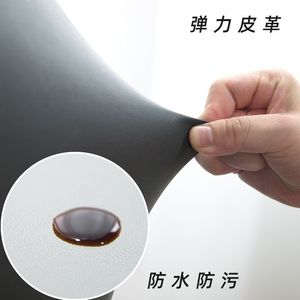 <b>Dining</b> <b>Chair</b> <b>Covers</b> Elastic Solid Color Leather Water Resistant Wear Resistant Dustproof Modern Minimalist Style Home Hotel Use - Product Image 3