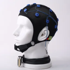 Greentek EEG Electrode Hat with 10 / 20 Positioning System; Standard 19ch Electrode For Video EEG, Routine EEG Recording