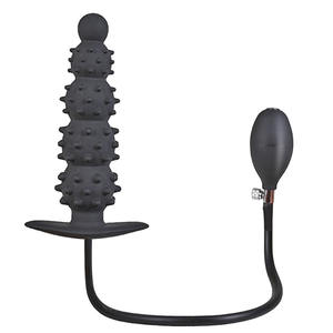 Plug anal gonflable extra large à cinq perles, long plug anal unisexe, masseur de prostate, jouets sexuels pour adultes - Product Image 3