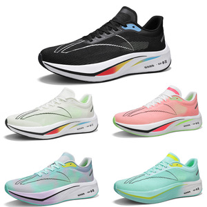รองเท้าวิ่งกีฬา Flyelectric 4 คาร์บอนเพลท สำหรับผู้ชาย เหมาะสำหรับวิ่งมาราธอนความเร็วสูง ฤดูใบไม้ร่วง รองเท้าผ้าใบผู้ชาย - Product Image 1