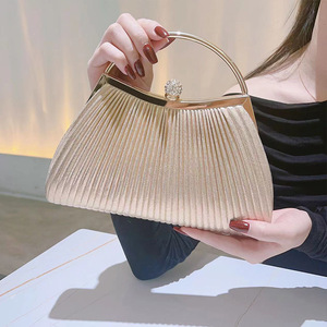 New Rhinestone <b>Handbag</b> Purse <b>Silver</b> Clutch Purses for Women,Evening Shoulder Purse Bling Crystal Bag - Product Image 2