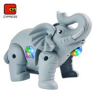 Jouet Éléphant Marcheur en Plastique Fonctionnant sur Piles avec Lumière et Musique Jouets Animaux pour Enfants 2024