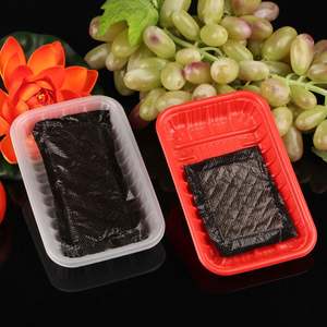 Tampon absorbant en papier pour viande de haute qualité, pour plateau alimentaire, 160x80mm, 1 à 3 jours, 45ml/pc, Misource Blanc, Noir, 500pcs CN;GUA - Product Image 4