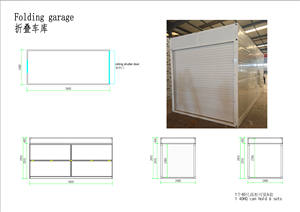 Mini-maison de haute qualité pour <span class=keywords><strong>garage</strong></span>, abri de voiture préfabriqué, abri de voiture en acier, abri de voiture pour stationnement - Product Image 3