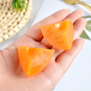 Modelo de melocotón enlatado y melocotón amarillo simulados en PVC, juguete de fruta de gran tamaño para bricolaje, accesorio para fotografía de alimentos, adorno. - Product Image 4