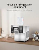 Machine commerciale de flocon de neige de glace pilée de glace bingsu de corée avec dispositif
