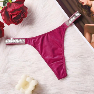 Traje de Baño de Punto Elástico de Cintura Baja Estilo <span class=keywords><strong>Victoria</strong></span>'s <span class=keywords><strong>Secret</strong></span>, Tanga <span class=keywords><strong>Sexy</strong></span> para Mujer - Product Image 5