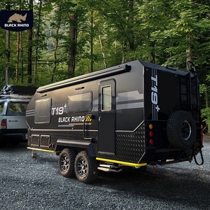 Remolque de camping de lujo con cocina móvil RV caravana remolque de viaje en carretera caravana híbrida 25 pies Australia Rv Wohnmobil - Product Image 1