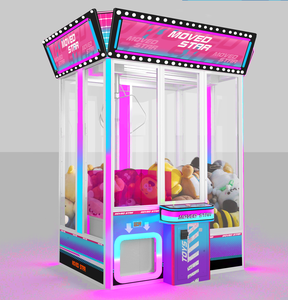Grande machine à griffes en métal à pièces, <span class=keywords><strong>jeu</strong></span> d'arcade pour attraper des prix avec des peluches pour les enfants de 6 ans et plus et des manèges - Product Image 4