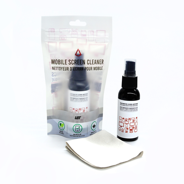 Safe Formula Cleaning Spray Mobile Screen Cleaner and Microfiber Cloth Kit Non Alcholic Screen Cleaner