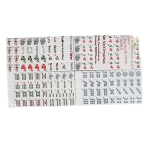 Mahjong de Estados Unidos, Mahjong de Singapur, Mahjong de Malasia, Mahjong de Taiwán, Mahjong de Japón, Caja de Acrílico PVC de Colores - Product Image 5