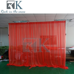 Red Drape Aluminum Pipe Drape <b>Backdrop</b> <b>Stand</b> Event Photo Booth Frame - Product Image 2