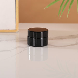 Frasco de Cristal Negro y Violeta a Prueba de Olores con Tapas Personalizables para Almacenamiento de Suplementos y Flores, Acabado Brillante/Mate con Impresión UV - Product Image 3