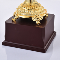 Trophée en métal de haute qualité pour le trophée sportif de l'école de la victoire des champions