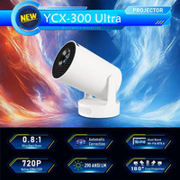 YCX300 Ultra Mini Projecteur Smart Multimédia Android 11 1080p 4k LED Home LCD Beamer HiFi Sound Video Consumer Electronics