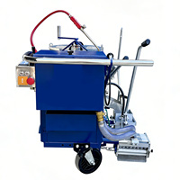 Machine de marquage routier électrique thermoplastique en promotion, franchit facilement les pentes, petite taille, facile à utiliser, avec trémie de 15 cm