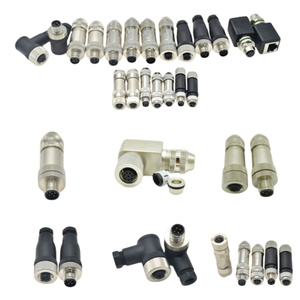 Conector de Alimentación Hermético DIN Personalizado Serie MX, 4 y 8 Pines, Macho y Hembra, Contacto de Latón, 5A, IP68, Conexiones de Cable Sinterizado de Vidrio - Product Image 6