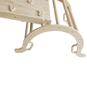 Rampe <span class=keywords><strong>de</strong></span> gymnastique multifonctionnelle en triangle en <span class=keywords><strong>bois</strong></span> pour enfants, aire <span class=keywords><strong>de</strong></span> <span class=keywords><strong>jeux</strong></span> intérieure/extérieure, échelle d'escalade adaptée aux tout-petits. - Product Image 4